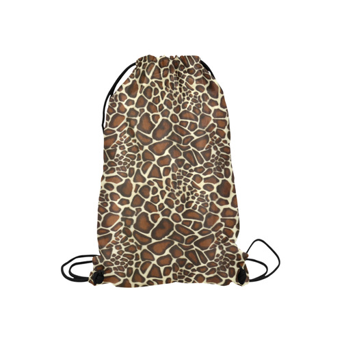 Halloween Giraffe Animal Pattern Small Drawstring Bag Model 1604 (Twin Sides) 11"(W) * 17.7"(H)