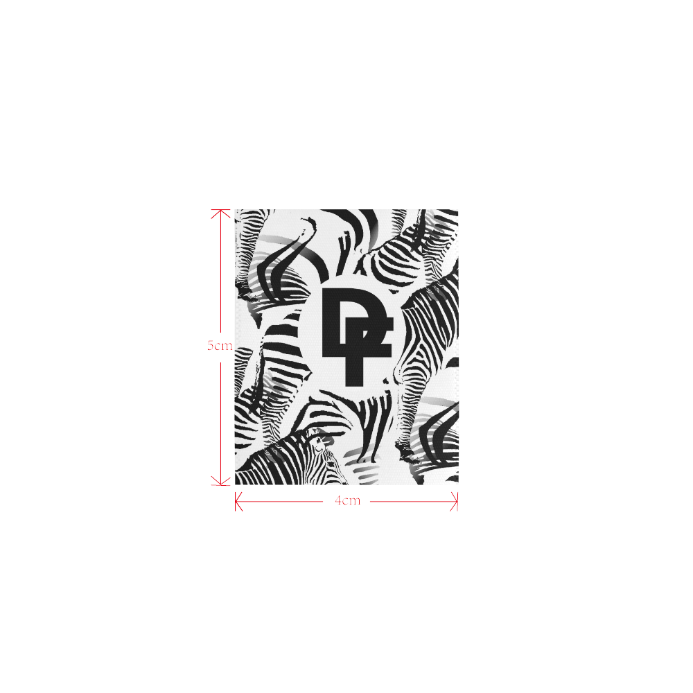 DF Zebra Logo Private Brand Tag on Area Rug (4cm X 5cm)