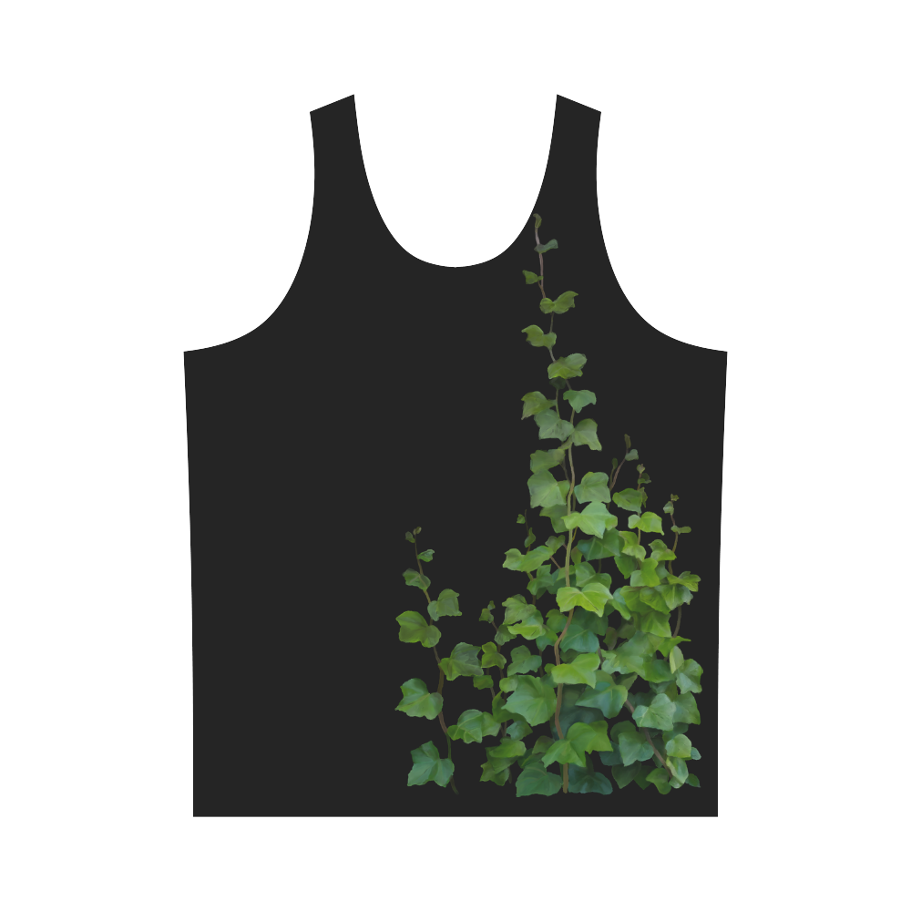 Vines, climbing plant watercolor All Over Print Tank Top for Men (Model T43)