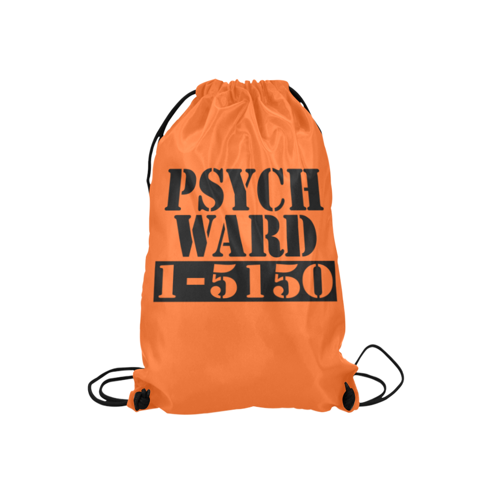 Halloween Psych Ward Costume Small Drawstring Bag Model 1604 (Twin Sides) 11"(W) * 17.7"(H)