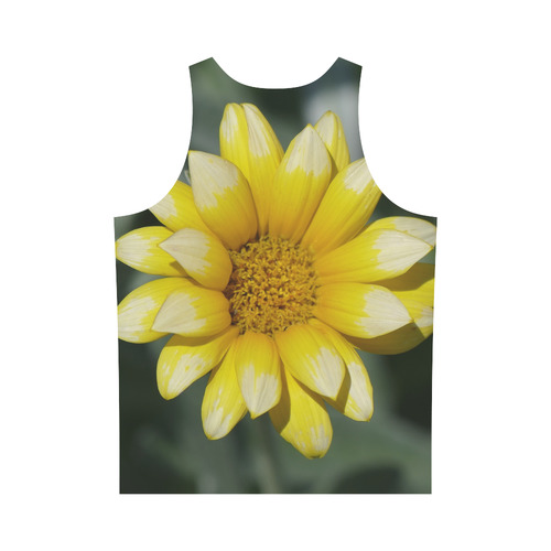 Yellow Flower, floral photo All Over Print Tank Top for Men (Model T43)