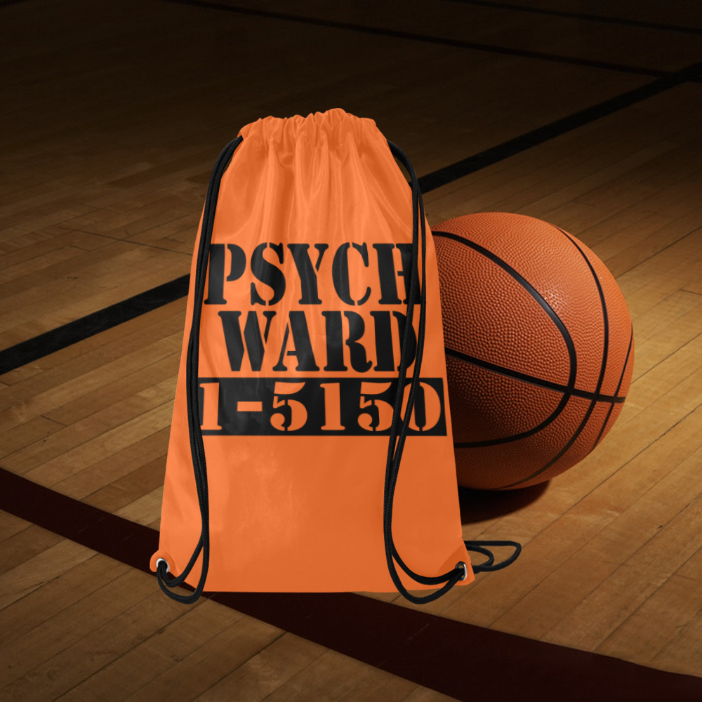 Halloween Psych Ward Costume Small Drawstring Bag Model 1604 (Twin Sides) 11"(W) * 17.7"(H)