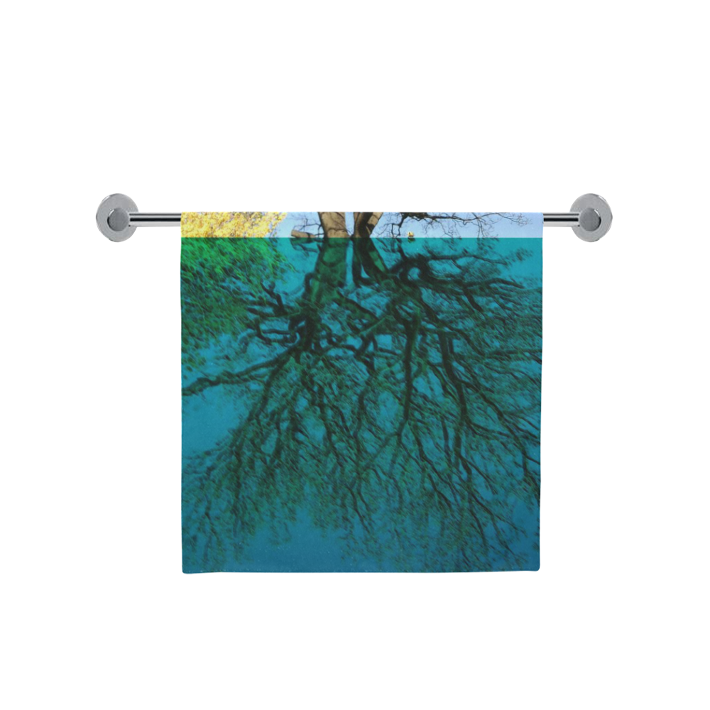 Dancing Tree Reflection Towel Bath Towel 30"x56"