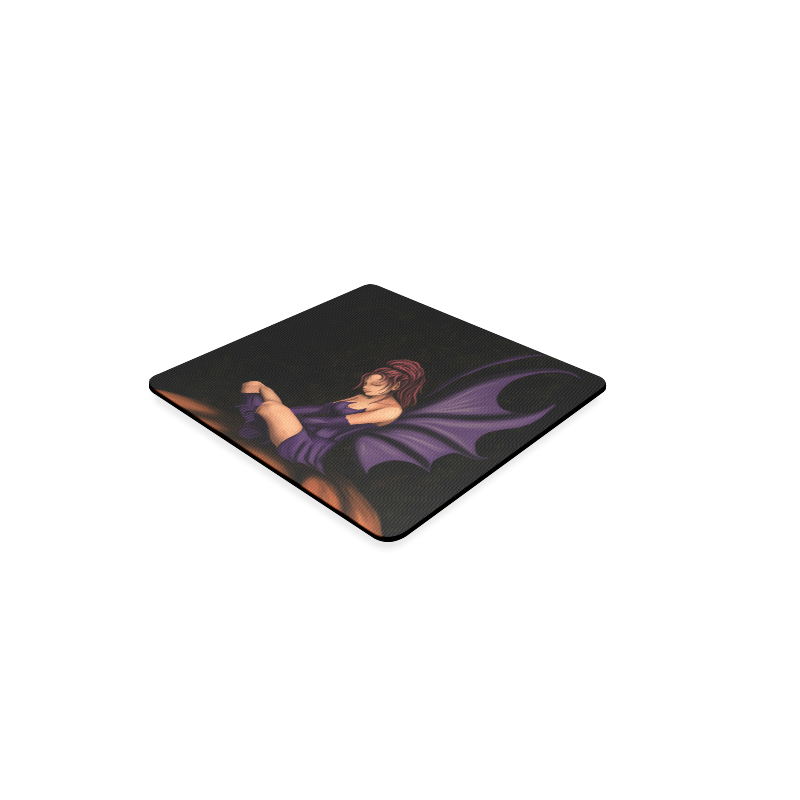 Purple fairy Square Coaster