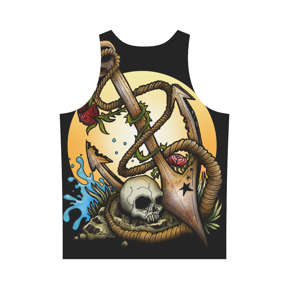 Anchored All Over Print Tank Top for Men (Model T43)