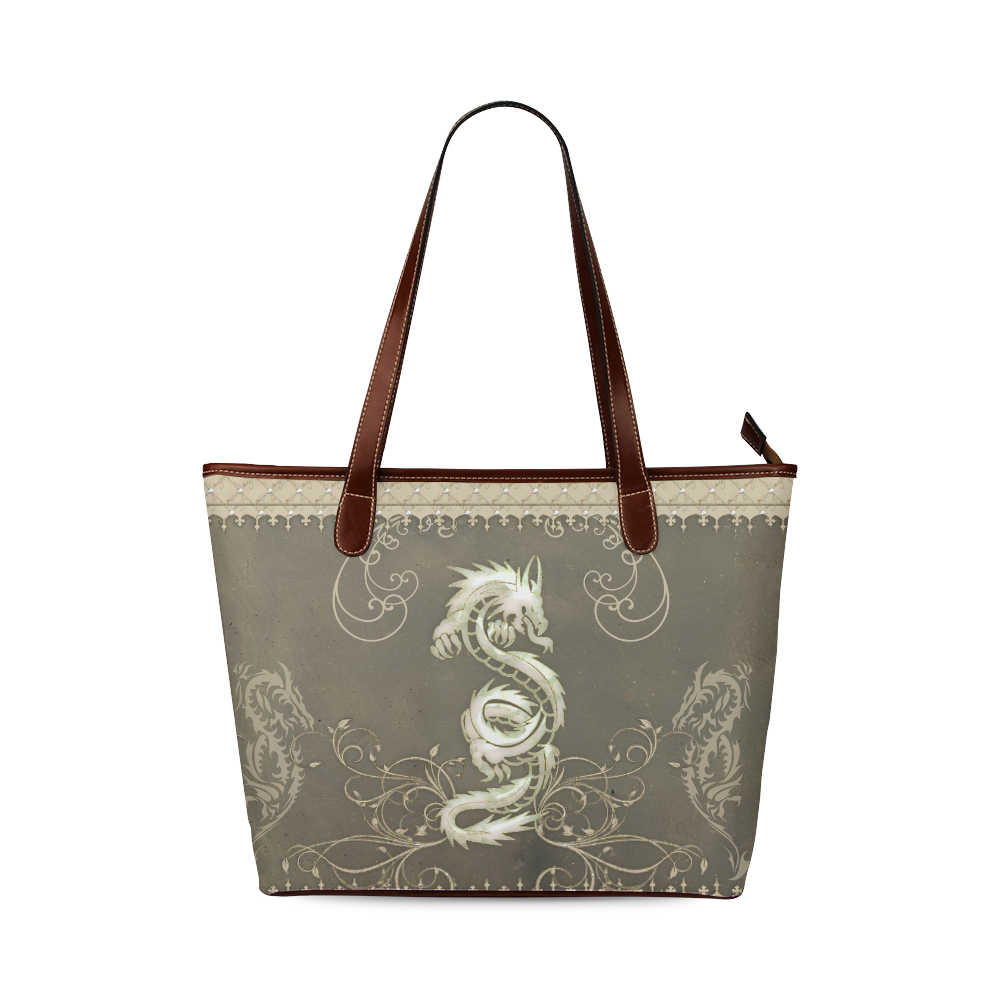 Chinese dragon Shoulder Tote Bag (Model 1646)