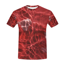Red River All Over Print T-Shirt for Men (USA Size) (Model T40)