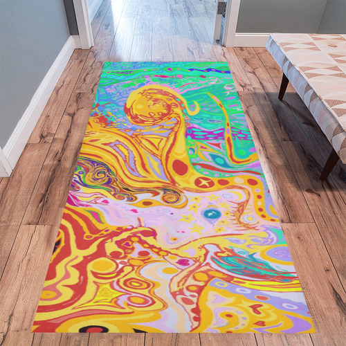 Hair of the Divine Universe Art Rug Area Rug 9'6''x3'3''