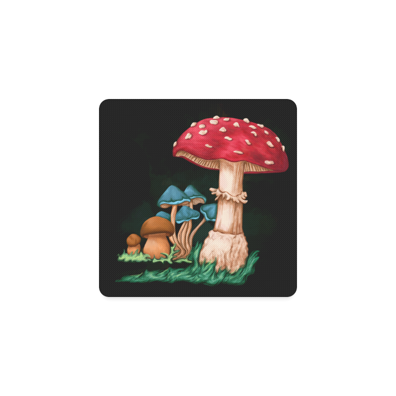 Mushrooms Square Coaster