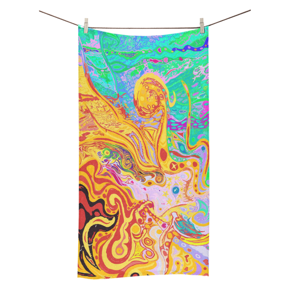 Hair of the Divine Universe Art Towel Bath Towel 30"x56"