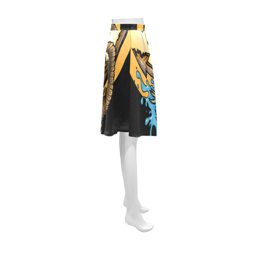 Anchored Athena Women's Short Skirt (Model D15)