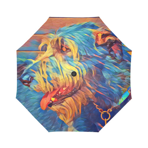 Colorful Wolfhound Umbrella Auto-Foldable Umbrella (Model U04)