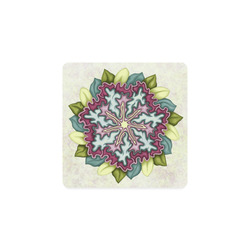 Mandala Flower Square Coaster