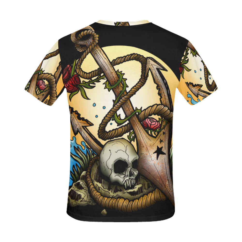 Anchored All Over Print T-Shirt for Men (USA Size) (Model T40)