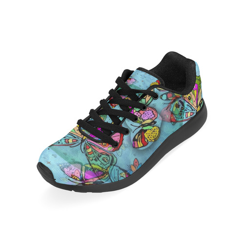 Butterfly by Nico Bielow Kid's Running Shoes (Model 020)