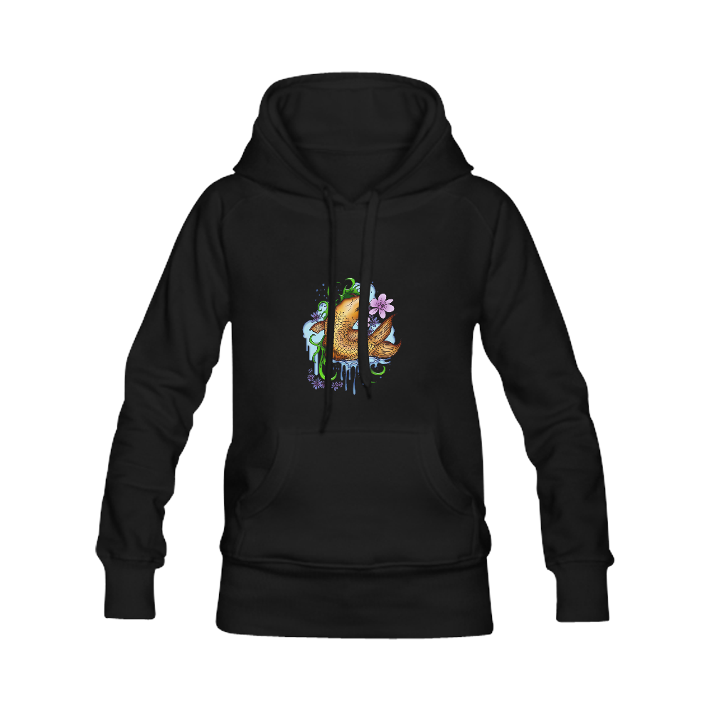 Koi Fish Women's Classic Hoodies (Model H07)