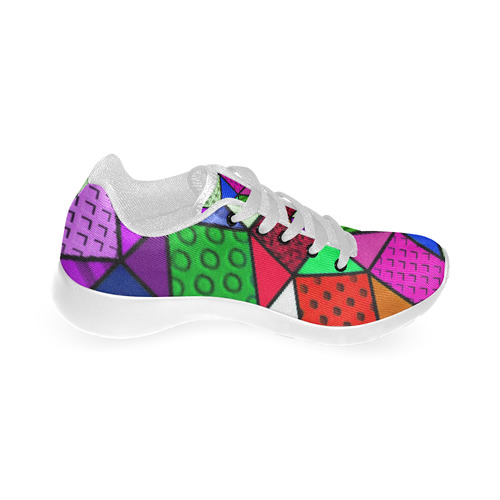 funny doodle pattern 11163B Kid's Running Shoes (Model 020)