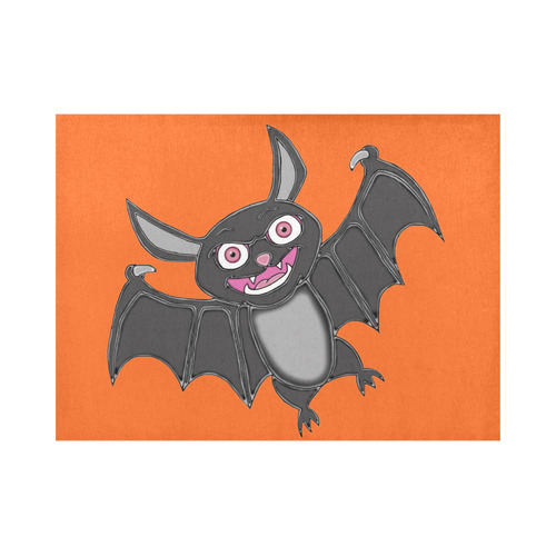 Cute Halloween Bat Placemat 14’’ x 19’’ (Set of 2)