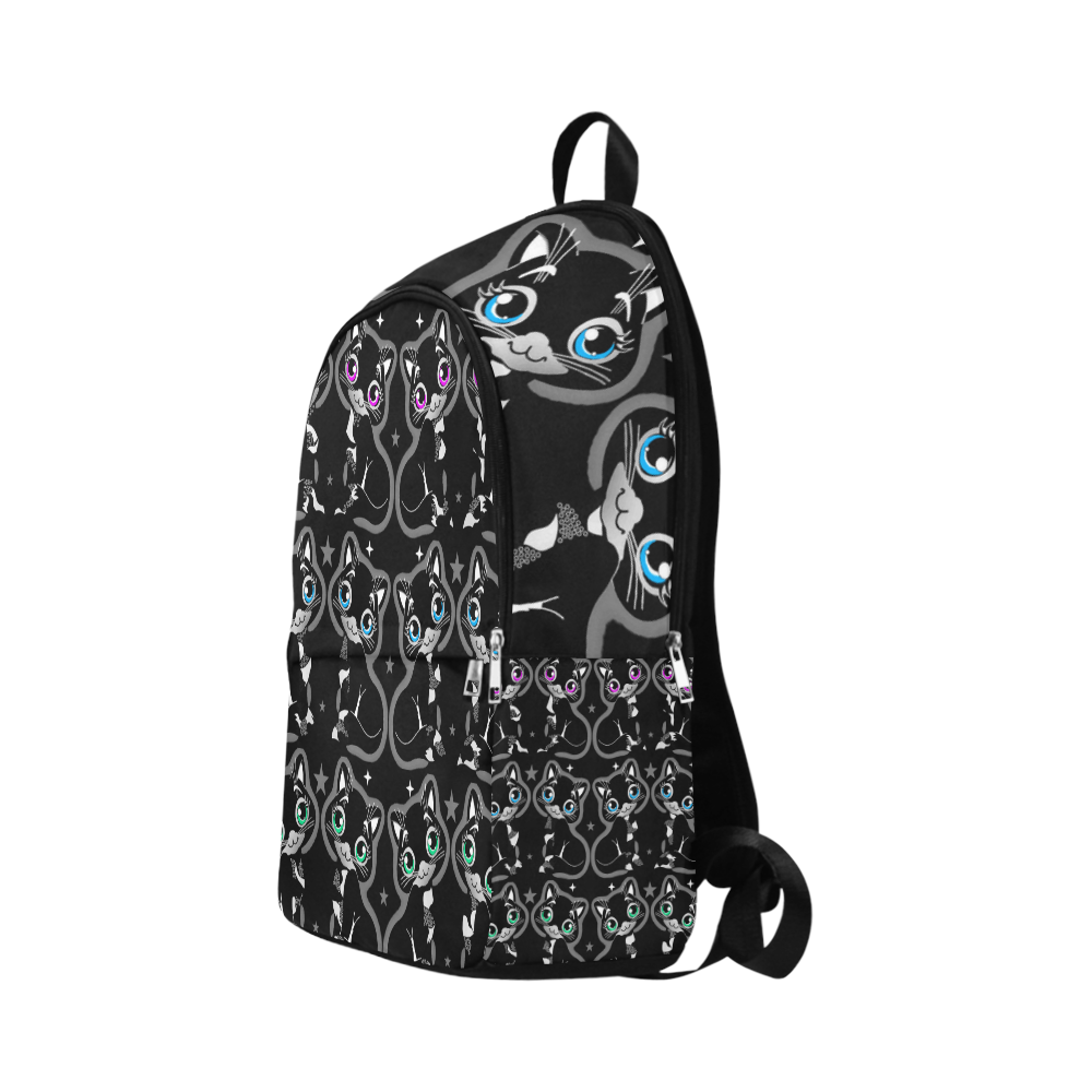 The eyes of the pussy cat Fabric Backpack for Adult (Model 1659)