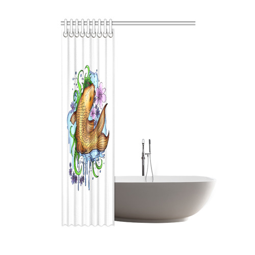 Koi Fish Shower Curtain 48"x72"