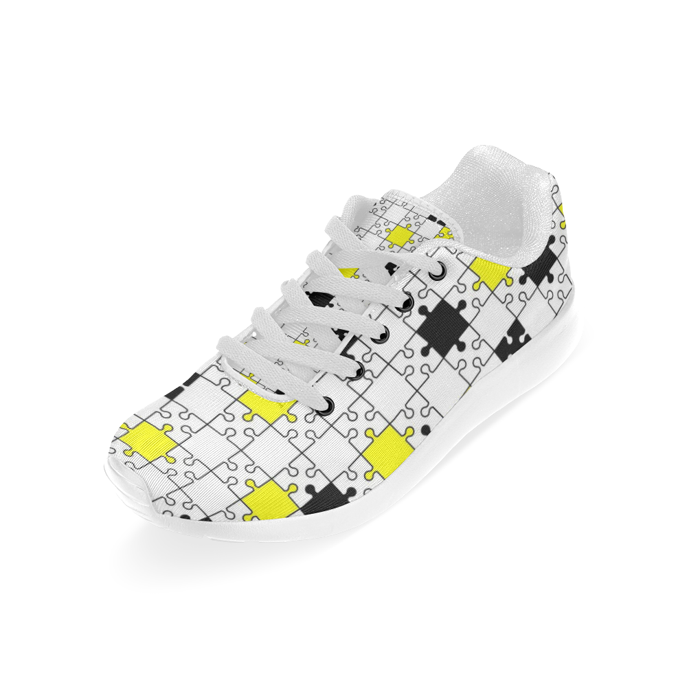 puzzle fun C Kid's Running Shoes (Model 020)