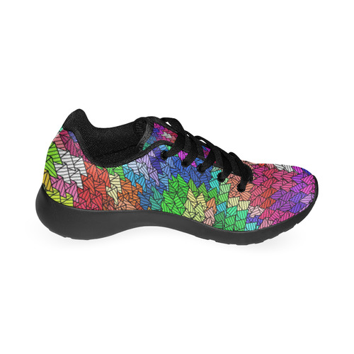 Sweeping pattern 01 by JamColors Kid's Running Shoes (Model 020)