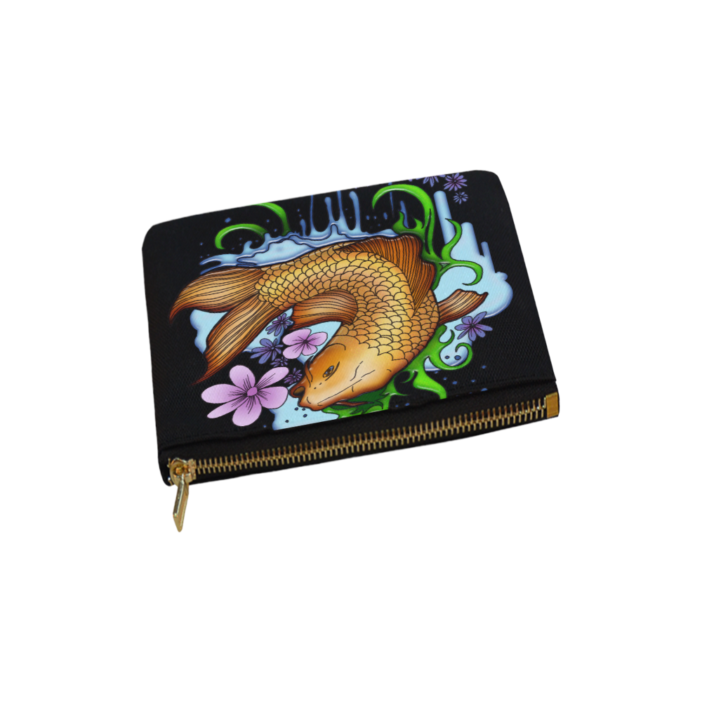 Koi Fish Carry-All Pouch 6''x5''