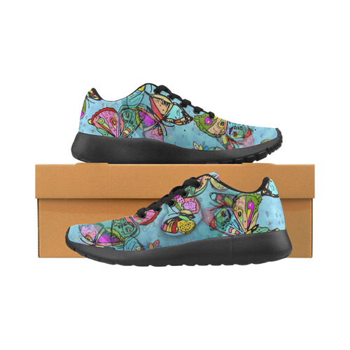 Butterfly by Nico Bielow Kid's Running Shoes (Model 020)