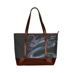 Dragon Swirl Tote Handbag (Model 1642)