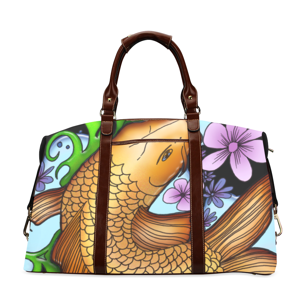 Koi Fish Classic Travel Bag (Model 1643) Remake