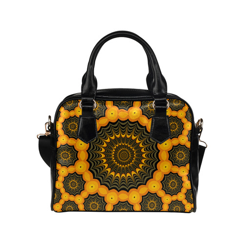 Fractal spider webs Shoulder Handbag (Model 1634)