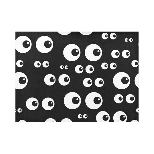 Black And White Eyes Placemat 14’’ x 19’’ (Set of 2)