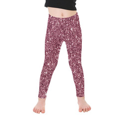 New Sparkling Glitter Print C by JamColors Kid's Ankle Length Leggings (Model L06)