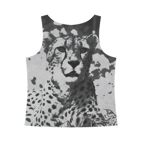 Urban Pop Art Cheetah by JamColors All Over Print Tank Top for Women (Model T43)