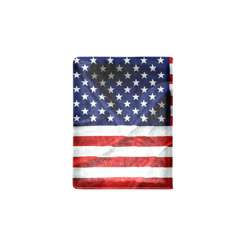 America Flag Banner Patriot Stars Stripes Freedom Custom NoteBook B5