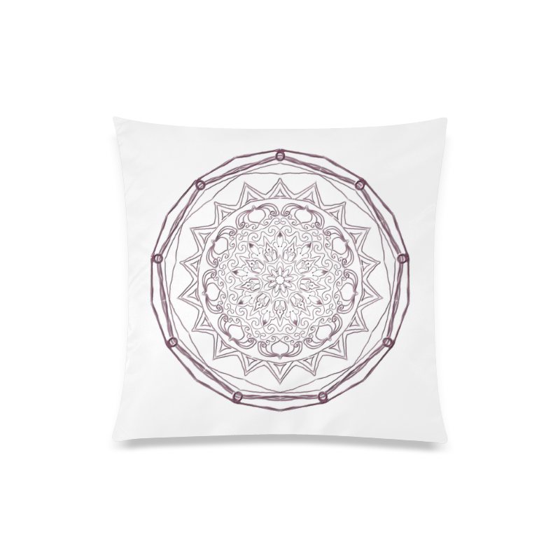 mandala 3D-13 Custom Zippered Pillow Case 20"x20"(One Side)