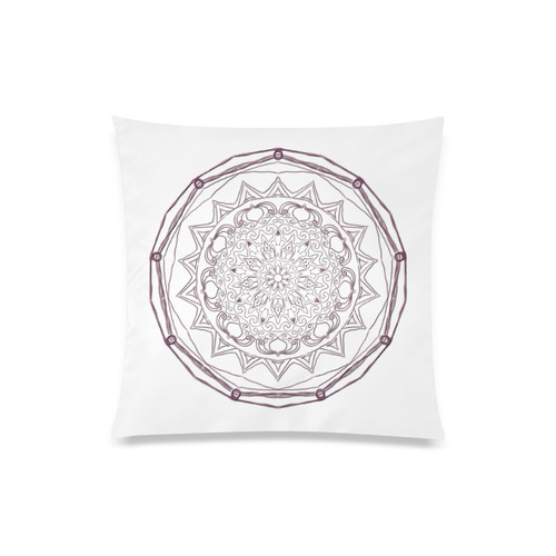 mandala 3D-13 Custom Zippered Pillow Case 20"x20"(One Side)