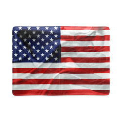 America Flag Banner Patriot Stars Stripes Freedom Custom NoteBook A5