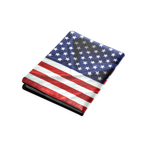 America Flag Banner Patriot Stars Stripes Freedom Custom NoteBook B5