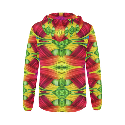 Annabellerockz,dvine in colors-hoodie All Over Print Full Zip Hoodie for Women (Model H14)
