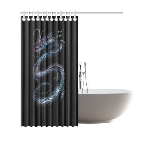 Dragon Swirl Shower Curtain 69"x72"