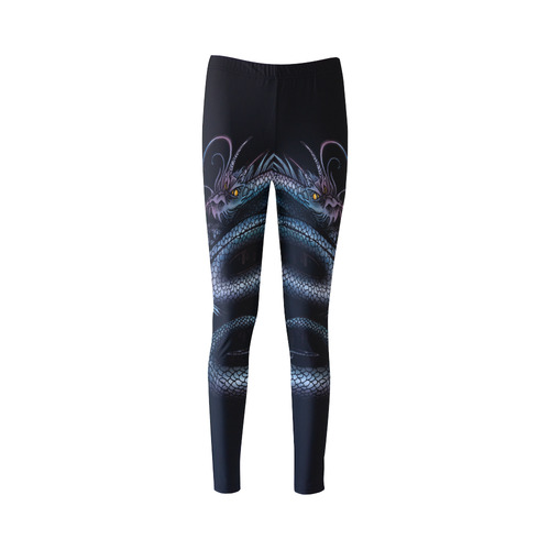 Dragon Swirl Cassandra Women's Leggings (Model L01)