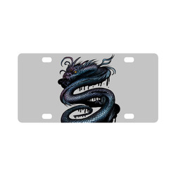 Dragon Swirl Classic License Plate