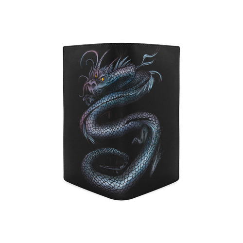 Dragon Swirl Women's Leather Wallet (Model 1611)