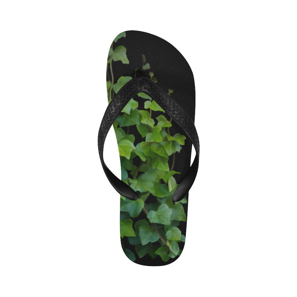 Vines, climbing plant watercolor Flip Flops for Men/Women (Model 040)