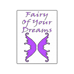 Fairy Of Your Dreams Purple Blanket 50"x60"
