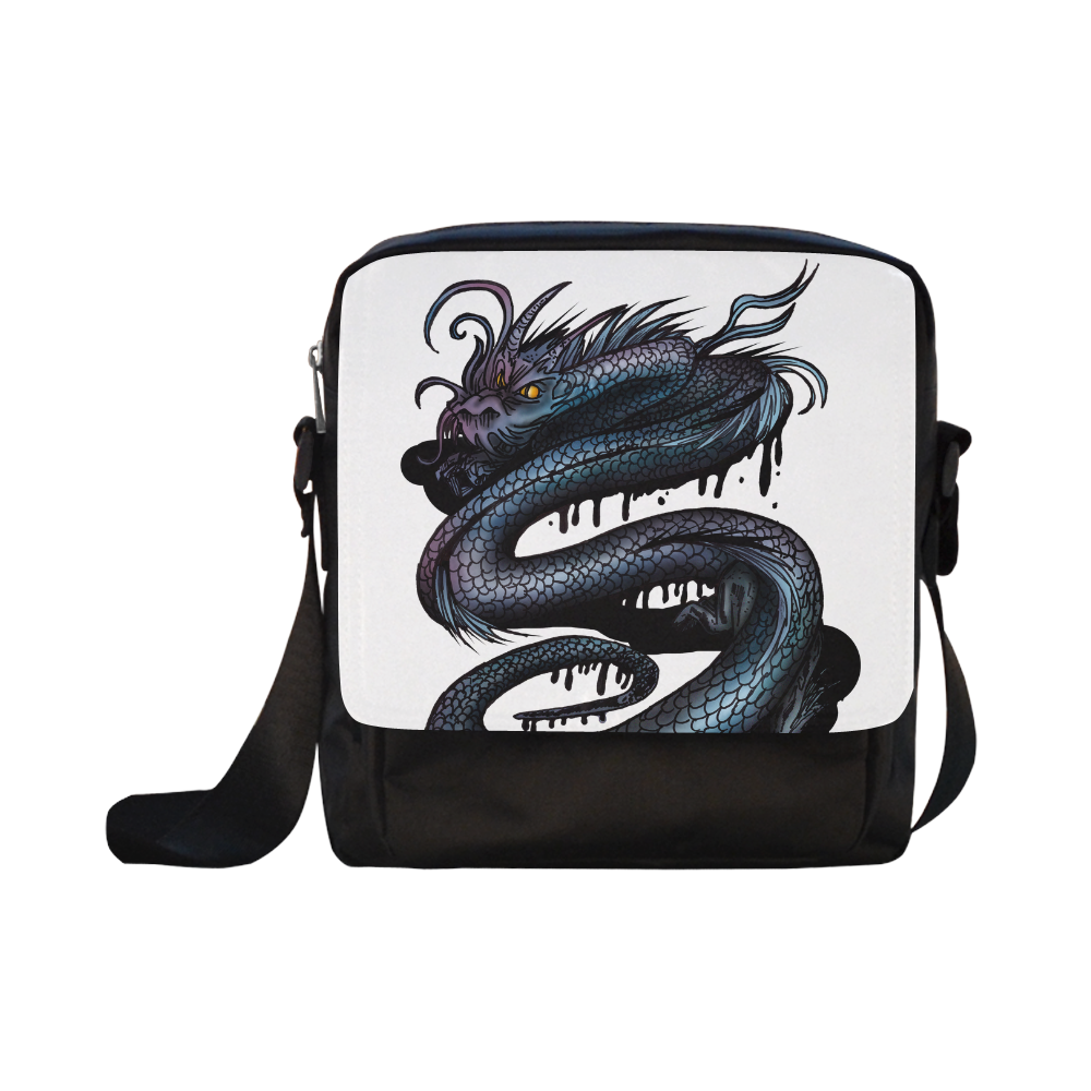 Dragon Swirl Crossbody Nylon Bags (Model 1633)