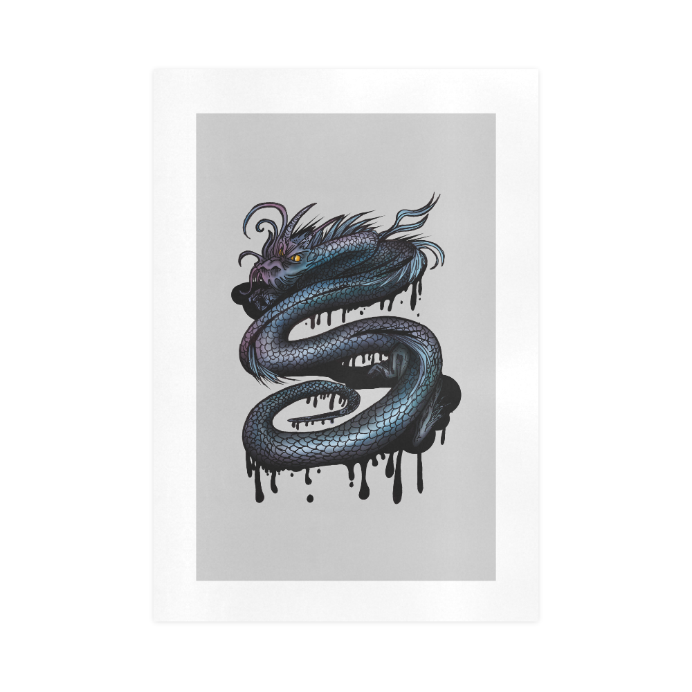 Dragon Swirl Art Print 16‘’x23‘’