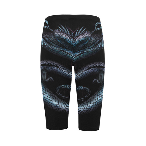 Dragon Swirl Hestia Cropped Leggings (Model L03)