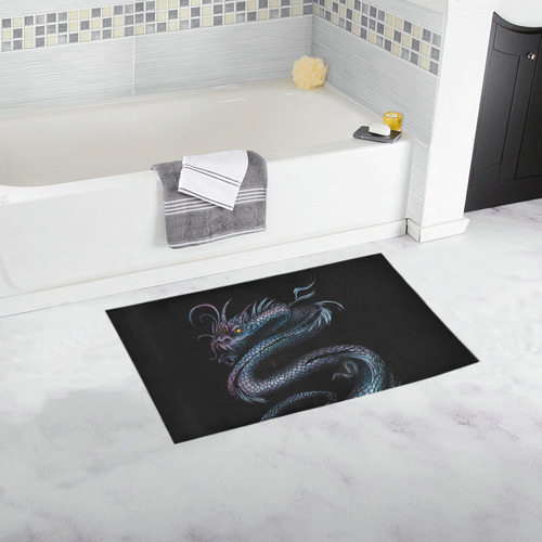 Dragon Swirl Bath Rug 16''x 28''